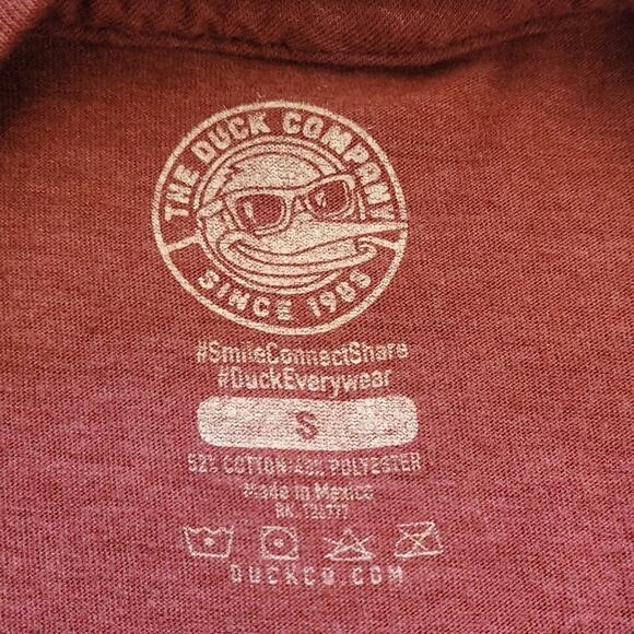 Maroon Graphic Lobster T-Shirt Portland Maine Size Small Unisex Funny - Picture 4 of 6